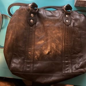Leather handbag